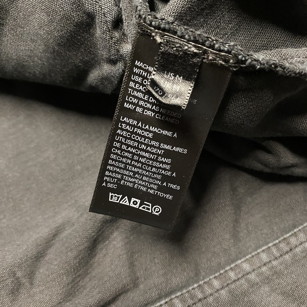 We The Free Nocturne Parka Medium Washed Black Oversized Boho Hooded Pockets - Picture 5 of 8